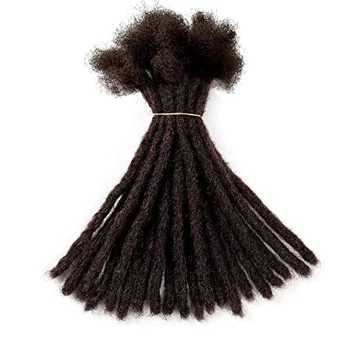 20 שיער טבעי ראסטות הרחבות לגבר / נשים 20 גדילים מלא בעבודת יד סרוגה שיער ראסטות לוק הרחבות
