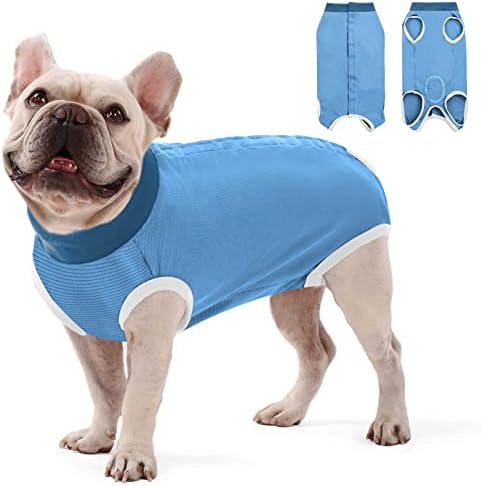 חליפת התאוששות כלבים מיגוהי, חולצת התאוששות כירורגית מקררת לאחר ניתוח לכלבות נקבות, צווארון אלקטרוני