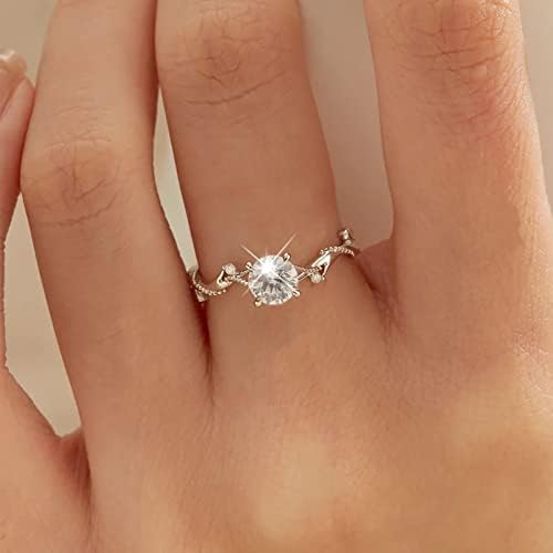 2023 זירקוניה לנשים בלינג טבעת יהלום מעורבות טבעת טבעת טבעת טבעת