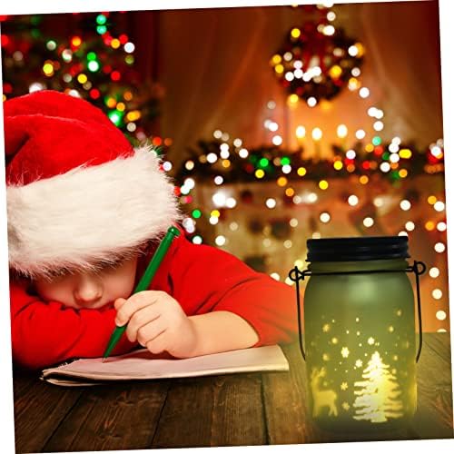 Veemoon 1 pc Light Night Light Para Mesa de חג המולד נורות LED LED בקבוק זוהר לחג המולד מאחל אורות