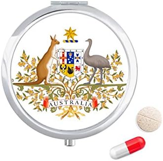 קנברה אוסטרליה לאומי סמל גלולת מקרה כיס רפואת אחסון תיבת מיכל מתקן