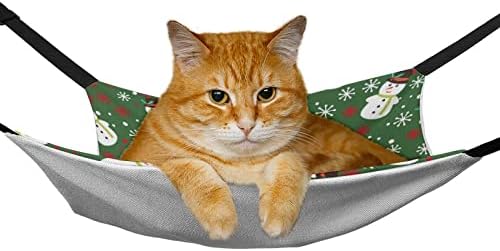 ערסל לחיות מחמד מיטת שינה חתול חג המולד עם רצועות מתכווננות ווי מתכת 16.9& 34; איקס13