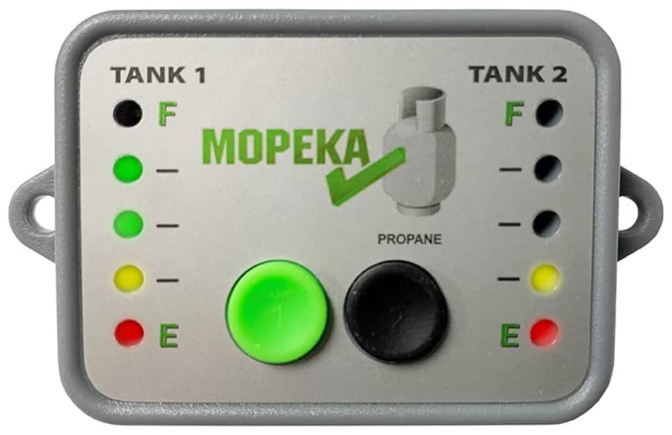 תצוגת מד דף דוק של Mopeka Tank - דגם חדש שניתן לתכנות כסף מחדש - רכיבים בארון מקף/בקרה כדי לספק מחוון אלחוטי
