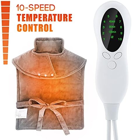 שמיכה חשמלית מחמם 100-240 וולט כרית חימום להקלה על כאבי גב מותניים בכתף חורף מחצלת חמה יותר עטיפת