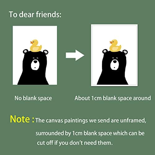 חיה מצחיקה דוב שחור דובי ברווז אמבטיה קיר אמנות קיר מודרני חדר גומי ברווז חמוד פוסטרים אסתטיים