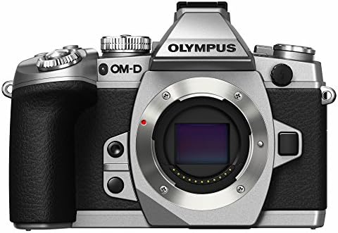 Olympus OM-D E-M1 מצלמת מערכת קומפקטית עם 16MP וכסף LCD 3 אינץ '