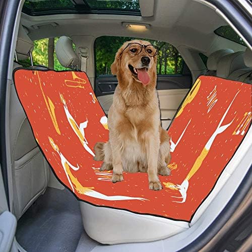 מותאם אישית ג ' אז עיצוב סגנון מוסיקה ריקוד הדפסת רכב מושב מכסה לכלבים עמיד למים החלקה עמיד רך לחיות