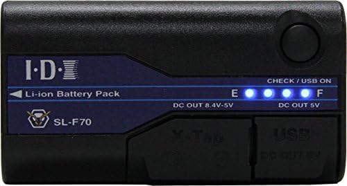 IDX SL-F70 9900MAH 7.2V סוללת סריס L-Sony עם X-TAP & USB