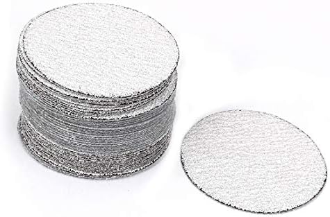 X-DREE 3INCH DIA עגול יבש שוחק שוחק דיסק נייר זכוכית נוהר 120 חצץ 50 יחידות (DISCO DE LIJA DE PAPEL DE LIJA