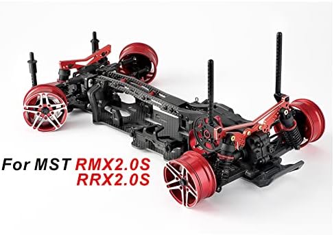 ערכת שדרוג סיבי פחמן ושדרוג אלומיניום עבור MST RMX2.0S ו- RRX2.0S 1:10 RC Drift Car