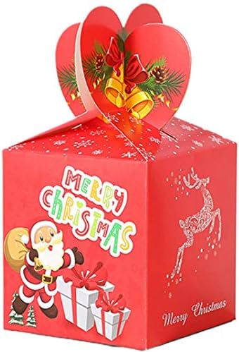 Luwsldirr 20 יחסי מפלגה לחג המולד של חג מולד קנדי ​​קופסה קנאי קופסת אריזת מתנה תפאורה לקישוט חג המולד