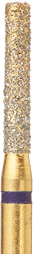 קרוססטק 837/014 מ ' בורס יהלום מצופה זהב 24 קראט, גליל קצה שטוח, שוק קצר, בינוני