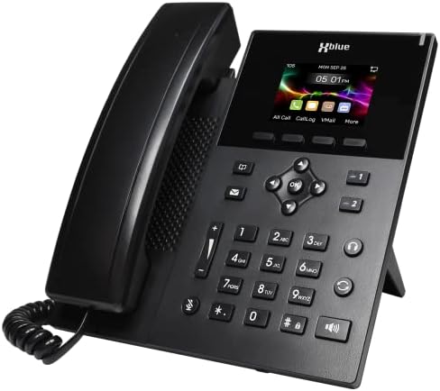 XBLUE QB1 צרור מערכת עם 10 טלפונים IP IP IP5G כולל דיילת אוטומטית, דואר קולי, תוספות טלפוניות סלולריות