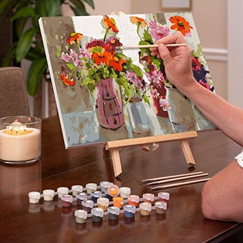 צבע LeggeBay לפי מספרים למבוגרים: ערכת ציור מספרים מתחילים עד מתקדמים - כיף DIY Arts and Crafts פרויקטים