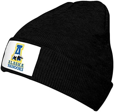 אוניברסיטת Cwokakde באלסקה פיירבנקס לוגו הדפסת כובע סרוג כובע צמר אופנה חמה בחוץ סריגה כובע יוניסקס
