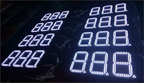 8 תחנת דלק LED שלט מחיר דלק אלקטרוני 888