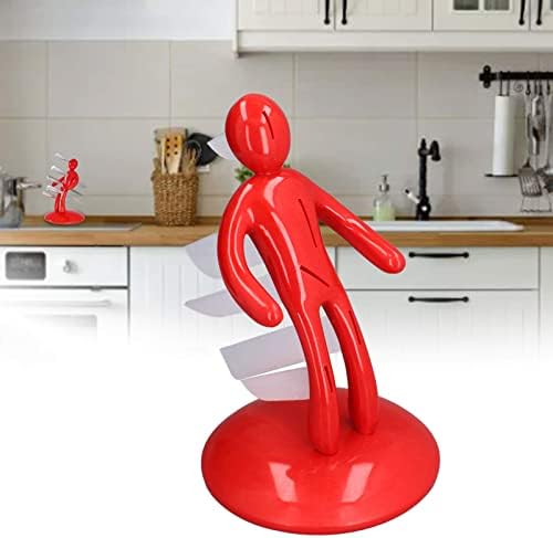 אדום אדם בצורת סכין מחזיק תכליתי חידוש סכין בעל מצחיק מטבח סכין בעל