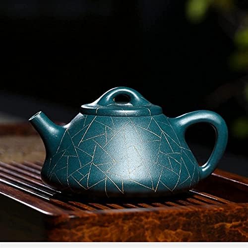 קומקום קומקום משרד 240 מל חרס סגול קומקומי עפרות גולמיות סיר תה תכלת תה תה בעבודת יד סט קומקטים