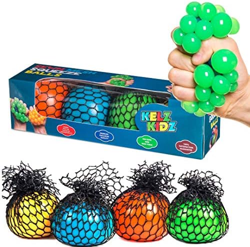 KELZ KIDZ כדורי רשת עמידים לקשקש צעצוע עם רשת תפירה בלעדית!