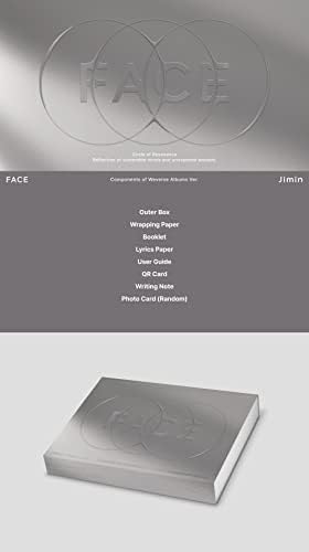 BTS JIMIN FACE אלבום סולו ראשון CD+Photobook+Photocard A+Photocard B+Postcard+גלויה גדולה+מעקב אטום)