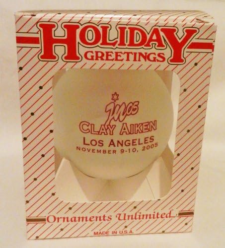 קליי אייקן חג המולד קישוט לוס אנג ' לס שמחה רעש סיור 2005 מהדורה מוגבלת של 100