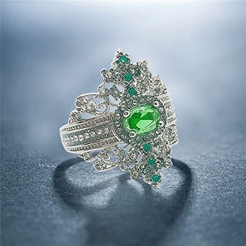 טבעת נצנצים טבעת טבעת מזג אופנה אירועים טבעת טבעת טבעות טבעות וינטג '