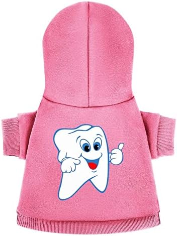 רופא שיניים שיניים קפוצ'ונים לחיות מחמד רך סוודר כלבים חמים דפוסים מודפסים חליפות לחיות מחמד עם כובעים