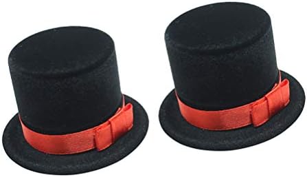 2 יחידות חג המולד כובע צורת טבעת תיבת מתנה יצירתית אריזה תיבת אופנתי חג המולד תכשיטי תיבת עבור נשים גבירותיי