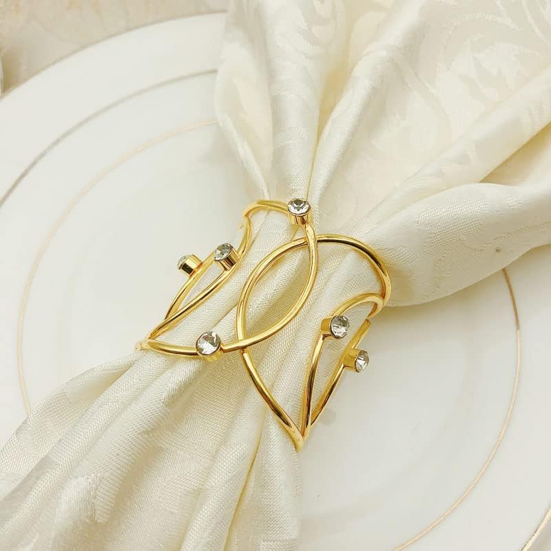 טבעת מפיות מפיות טבעת שולחן שולחן אבזם מפית מתכת