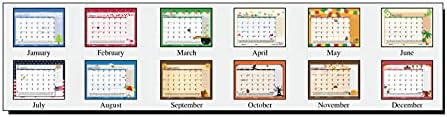 בית הדוליטל 2022 לוח השנה של כרית השולחן החודשי, עונתי, 22X17 אינץ ', ינואר - דצמבר