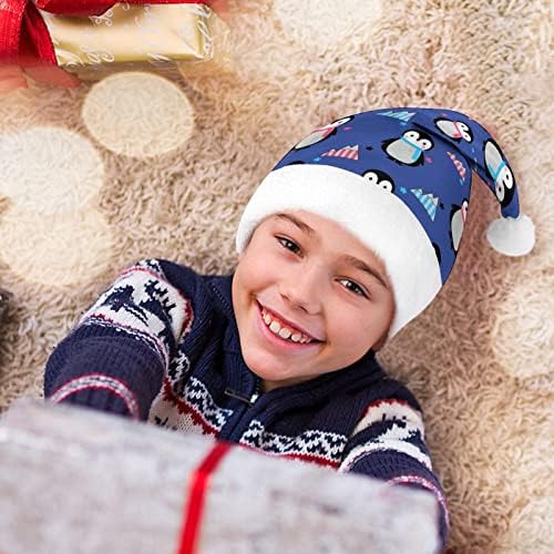 פינגווין צעיף חג המולד כובע רך קטיפה סנטה כובע מצחיק כפה עבור חג המולד לשנה חדשה חגיגי מפלגה