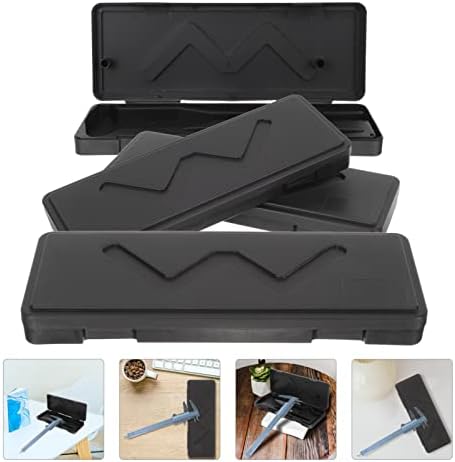 4 יחידות כלי אחסון קופסא פלסטיק קליפר אחסון מקרה נייד מדידת כלי מיכל ורניה מחוגה מד תיבת אלקטרוני