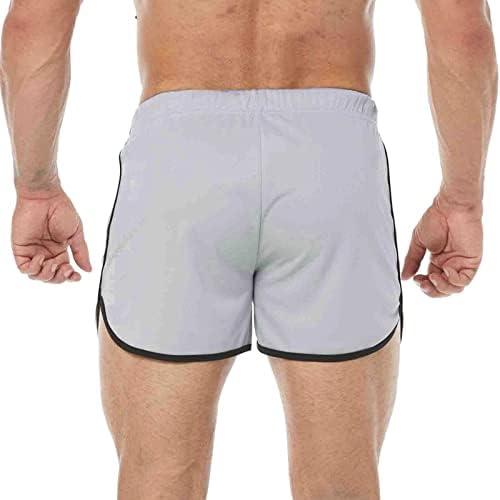 מכנסיים קצרים של Zhishiliuman גברים קצרים מהיר מכנסיים אתלטי יבש מהיר אימון כושר אימון פיתוח מכנסיים