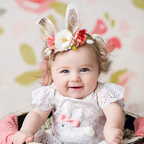 לסרוג טורבן בגימור תינוקת ארנב קשר שיער להקת שיער קשת גומיות בעבודת יד שיער אביזרי ילדים קש כובע