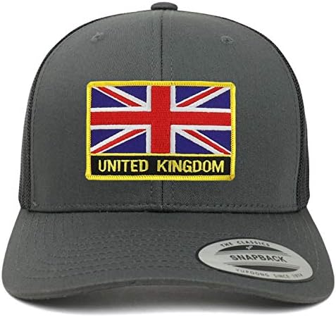 טרנדי הלבשה חנות פלקספיט גדול בריטניה דגל רטרו נהג משאית רשת כובע
