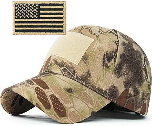 כרישי אדום נחש הסוואה בייסבול כובע עם אמריקאי דגל ארהב טקטי מפעיל צבא צבאי כובע עבור ירי ציד