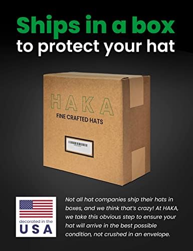 כובע משאית של האקה סטייט סיטי לגברים ונשים, כובע בייסבול מתכוונן, סנאפבק רשת, כובע גולף שחור חיצוני