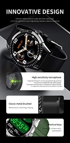 שעון חכם ECENS Y20, גשש כושר פעילות לגברים, שעון חכם לטלפונים אנדרואיד ו- iOS, צג דופק, שעון כושר אטום למים