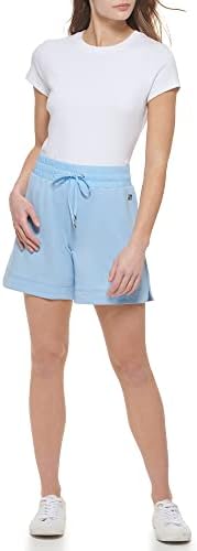 קלווין קליין ספורט -ספורט מכנסיים קצרים בגדי ספורט לנשים הוא טרי צרפתי שטוף נוח מותן אלסטי קל משקל קל,
