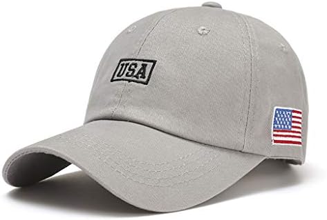מתכוונן כובע ארהב רקמת גברים בייסבול הופ יוניסקס שמש כובע ירך כובע נשים שטוח בייסבול כובעי מגן שמש