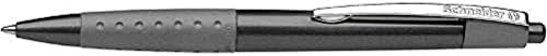 שניידר לוקס נשלף עט כדורים - חבית אפור/יחידה יחידה של דיו שחור