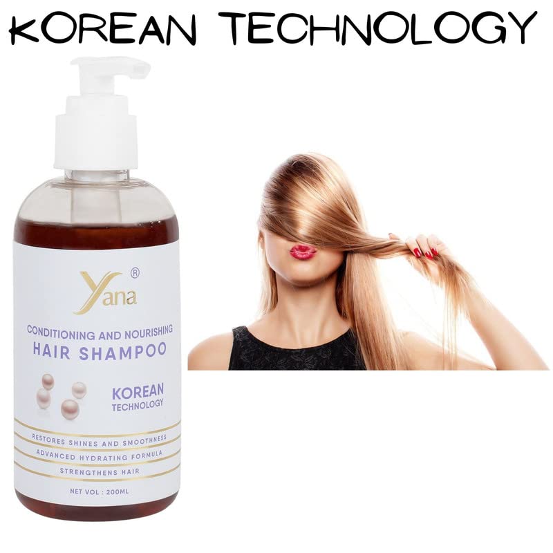 שמפו שיער של יאנה עם שמפו סתיו טכנולוגי קוריאני לשיער לנשים אורגני