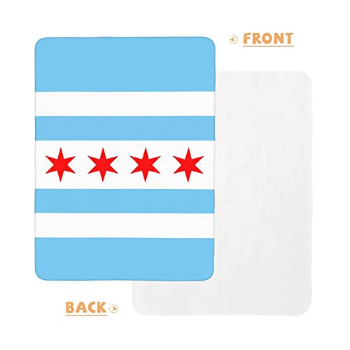 דגל שיקגו בסגנון שיקגו מחליף כרית נייד חיתול עמיד למים נייד משקל קל משקל
