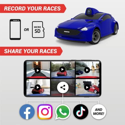 Racer Real Racer - מכונית שלט רחוק עם מצלמה - HD בגוף ראשון תצוגה הווידיאו - מכונית FPV RC, גירוסקופ על הלוח,