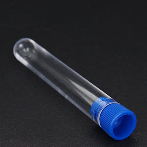 בטומשין 100 יחידות פלסטיק מבחנות עם כחול כובע מיני מבחנה 2.95 איקס 0.47 אחסון מיכל עבור חרוזים