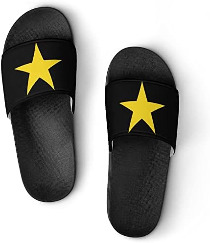 דגל כוכב בית סנדלי החלקה בוהן פתוח נעלי בית עיסוי מקלחת ספא אמבטיה