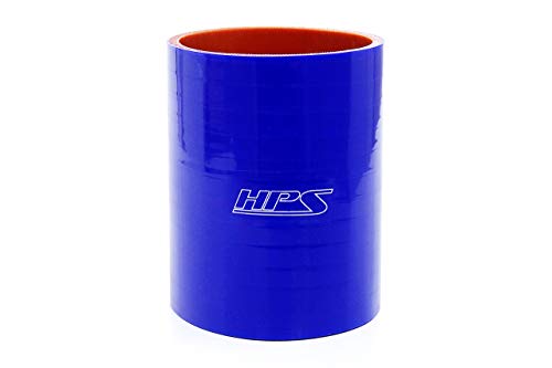 HPS HTSC-450-L6-כחול-סיליקון טמפרטורה גבוהה טמפרטורה מחוזקת 4 שכבות צינור מצמד ישר, לחץ מקסימאלי של 25 psi, אורך
