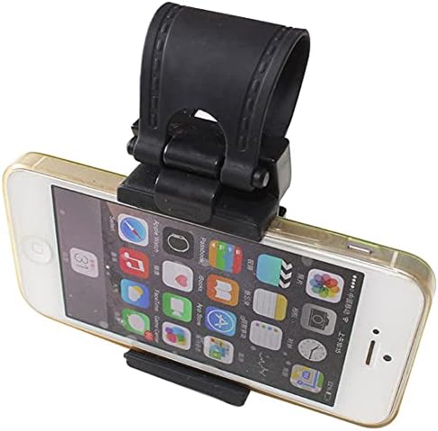 גרסאני 2 מארז מחזיק טלפון נייד הר קליפ אבזם שקע ידיים משלוח על רכב הגה לאייפון סמסונג גלקסי, מחשב כף יד