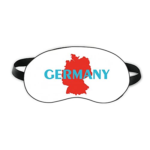מפה גרמנית אירופה ברלין מגן עיניים שינה רכה לילה כיסוי גוון כיסוי עיניים