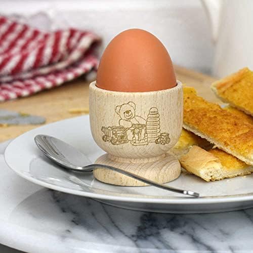 אזידה' צעצועי תינוקות ' כוס ביצה מעץ